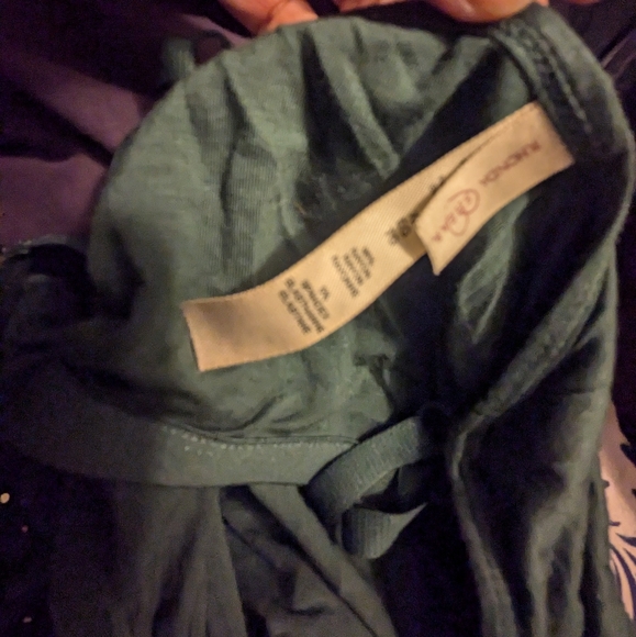 XL green with silver dots chemise - Picture 5 of 8